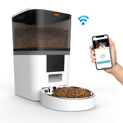Never Miss a Meal — Smart Pet Feeder with Live Camera & Two-Way Audio